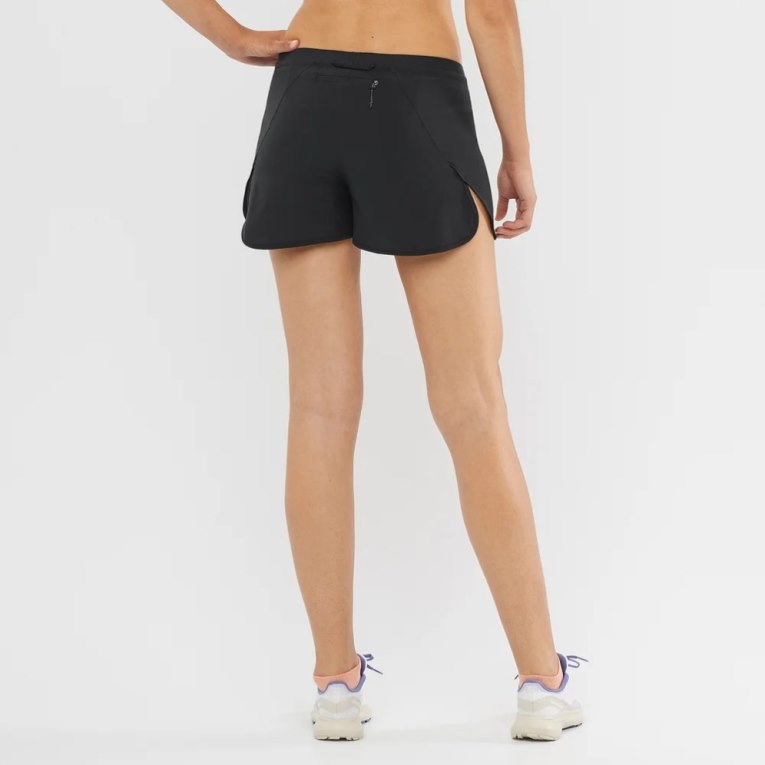 Salomon Cross 3'' Women's Running Shorts Black | CA 36M21